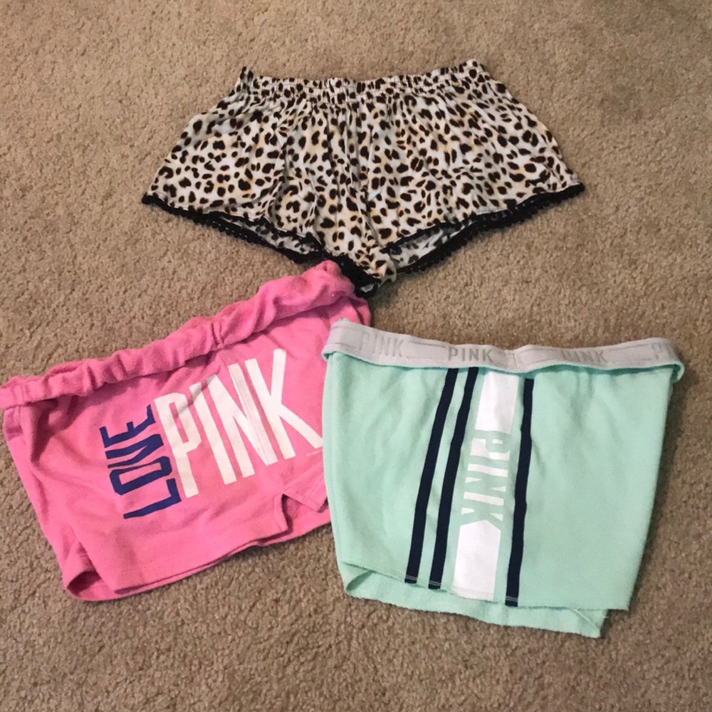 Victoria secret pink lounge short bundle